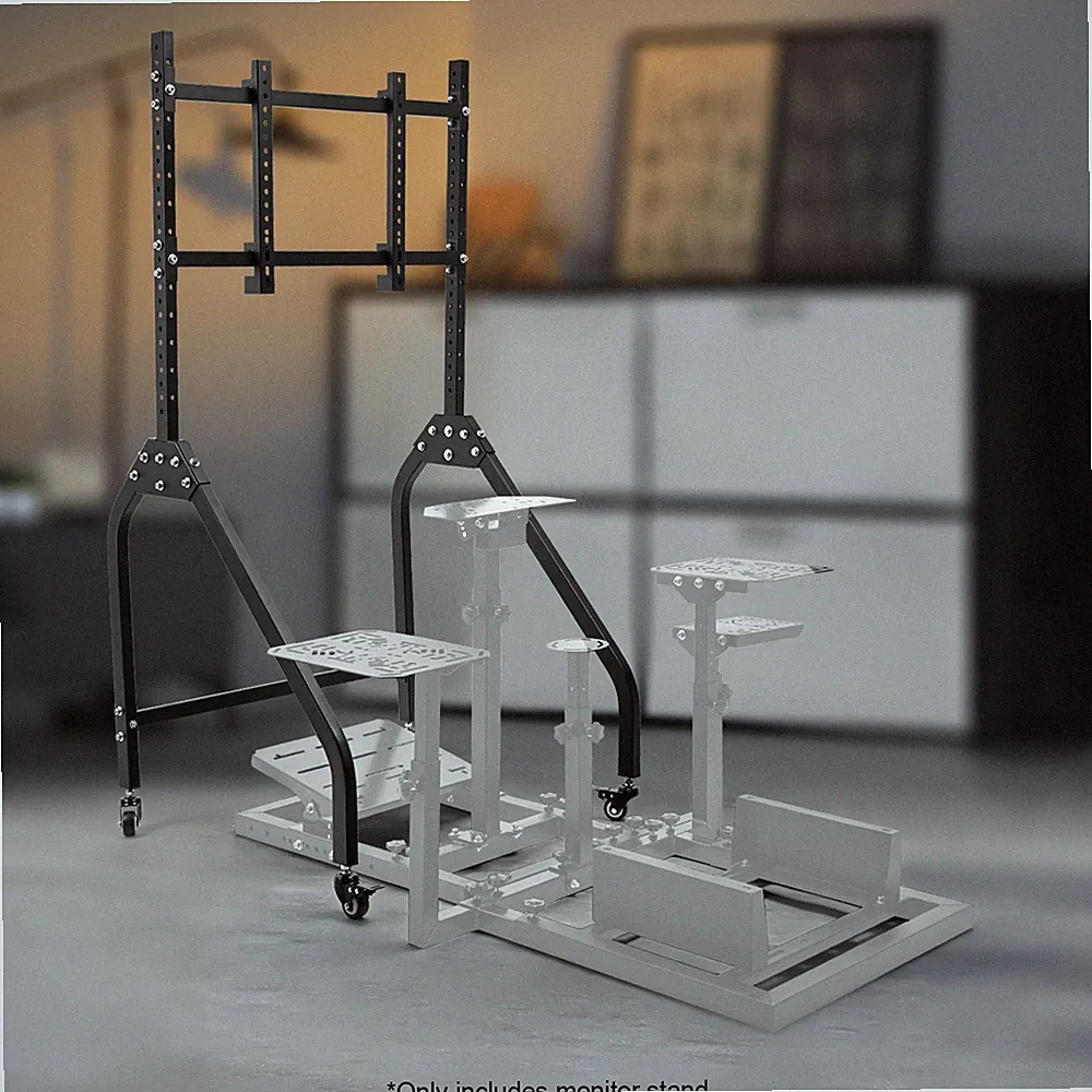 Marada Monitor Stand Adjustable TV Position 27 To 65 Inch Fit Racing Sim Cockpit