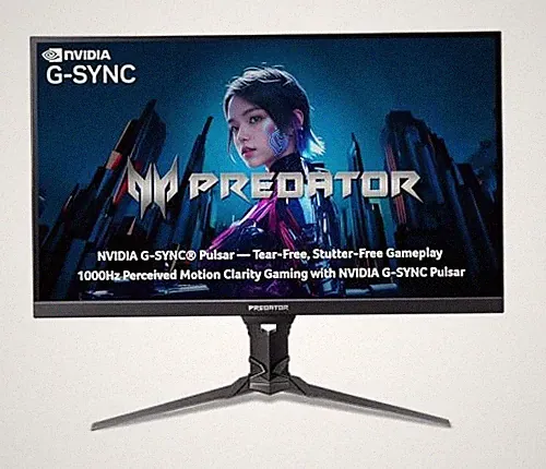 MATTE BLACK - ACER PREDATOR 27" QHD 2560X1440 IPS 360HZ GAMING MONITOR XB273U