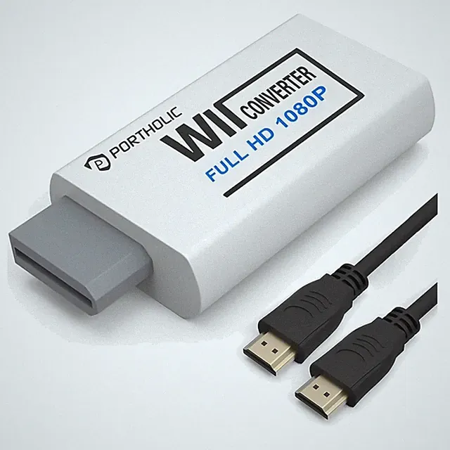 MAYFLASH Wii to HDMI Converter 1080P for Full HD Device, Wii HDMI Adapter with 3