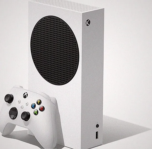Microsoft Xbox Series S 512GB White Console With A 24in 144hz Sceptre Monitor
