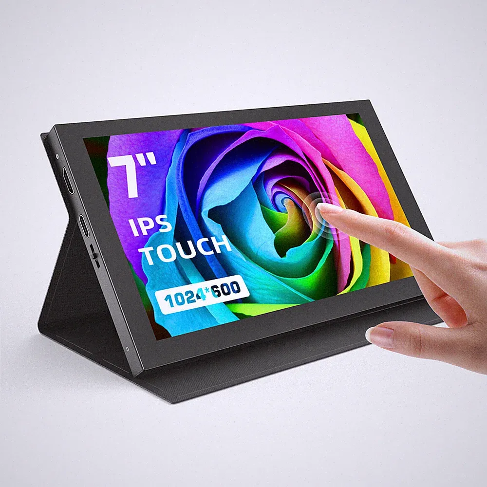 Mini 7'' HDMI IPS Monitor Touchscreen Gaming Display for Raspberry Pi 4B 3B