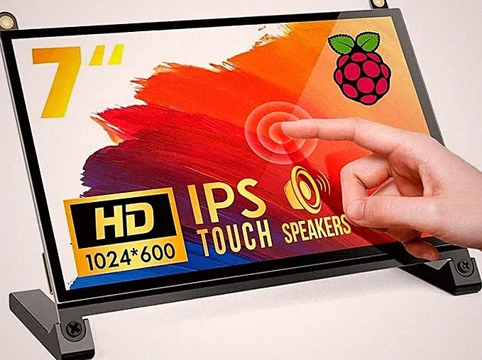 Mini 7" Touchscreen Display for Raspberry Pi & Accessories
