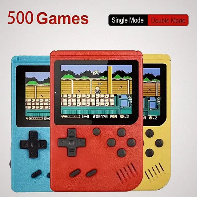Mini Retro Video 500 Classic Games FC Game Console Player Handheld For Kid Adult