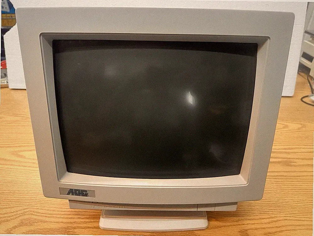 *MINT* 1996 AOC Spectrum 4V CRT Monitor 14" VGA 120Hz Retro Gaming - Vintage PC