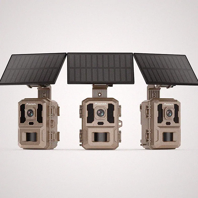 Misstech 4K Uhd Solar Trail Camera For Game Wildlife Monitoring - 0.1S