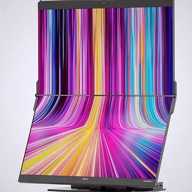 Mobile Pixels Geminos T 24" Dual-Stacked 1080p Monitors with Multi-Touch and