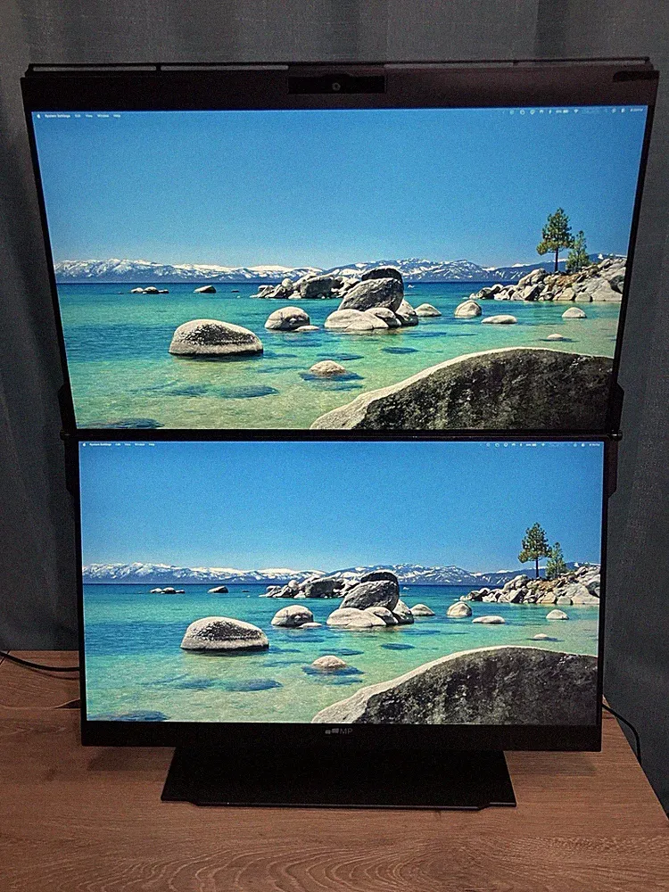 Mobile Pixels Geminos X Bundle: Dual 24-Inch Monitor, 2560x1440, Dock
