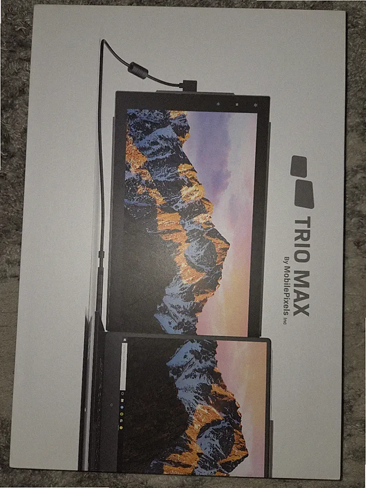 Mobile Pixels Trio Max Portable Monitor, 14'' Full HD IPS Dual Triple Monitor