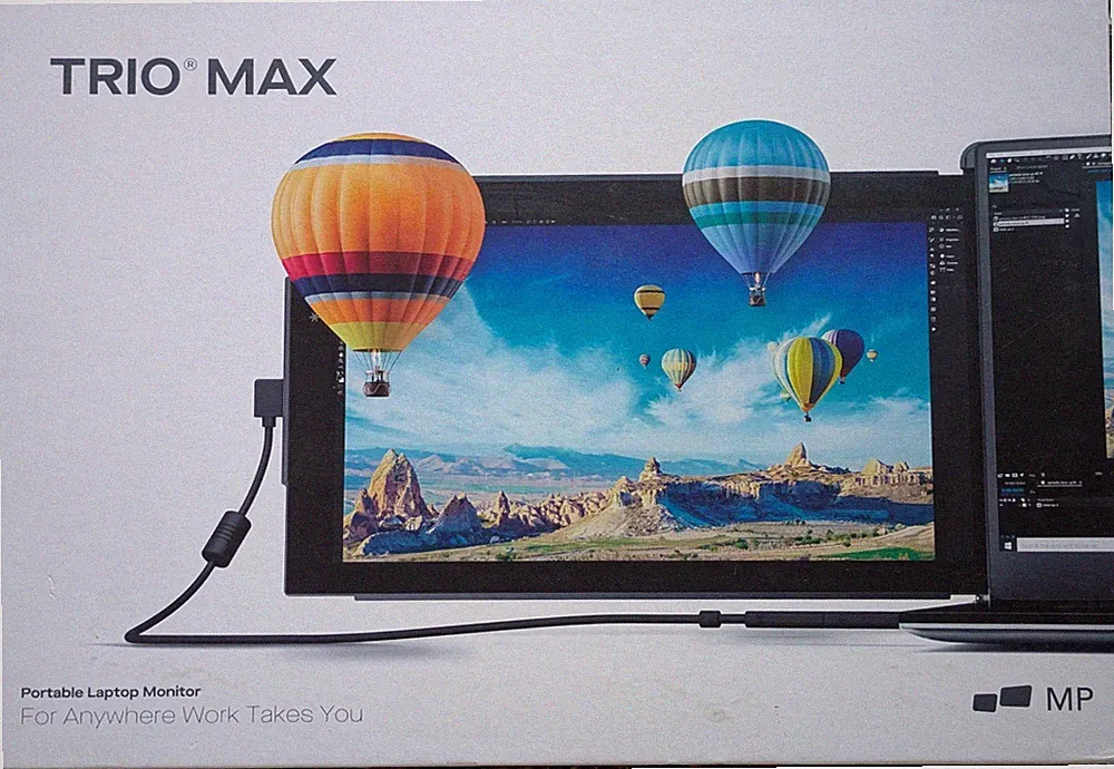 Mobile Pixels Trio Max Portable Monitor for Laptops 14" Full HD IPS 1920x1080p