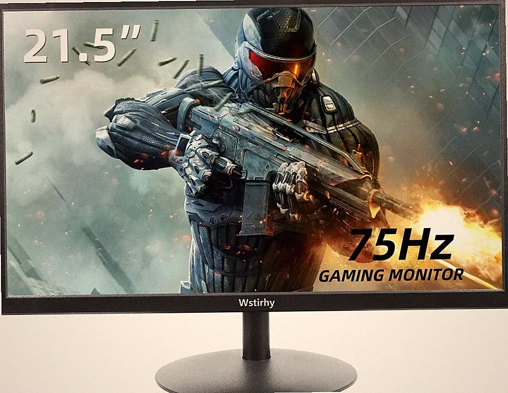 Monitor 21.5" Gaming Monitor FHD 1080P/Full HD 75HZ PC Monitor 5MS TN Panel HDMI