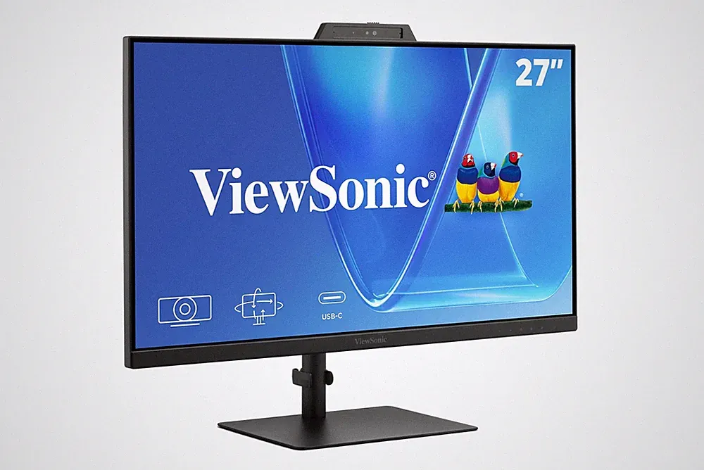 Monitor 27 Inch 1080p 120Hz USB C Webcam ViewSonic VG2741V Conferencing gaming