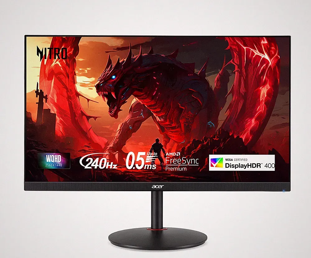 Monitor Acer Nitro 27in QHD 2560x1440 240Hz Gaming IPS UM.HX2AA.201 XV272U
