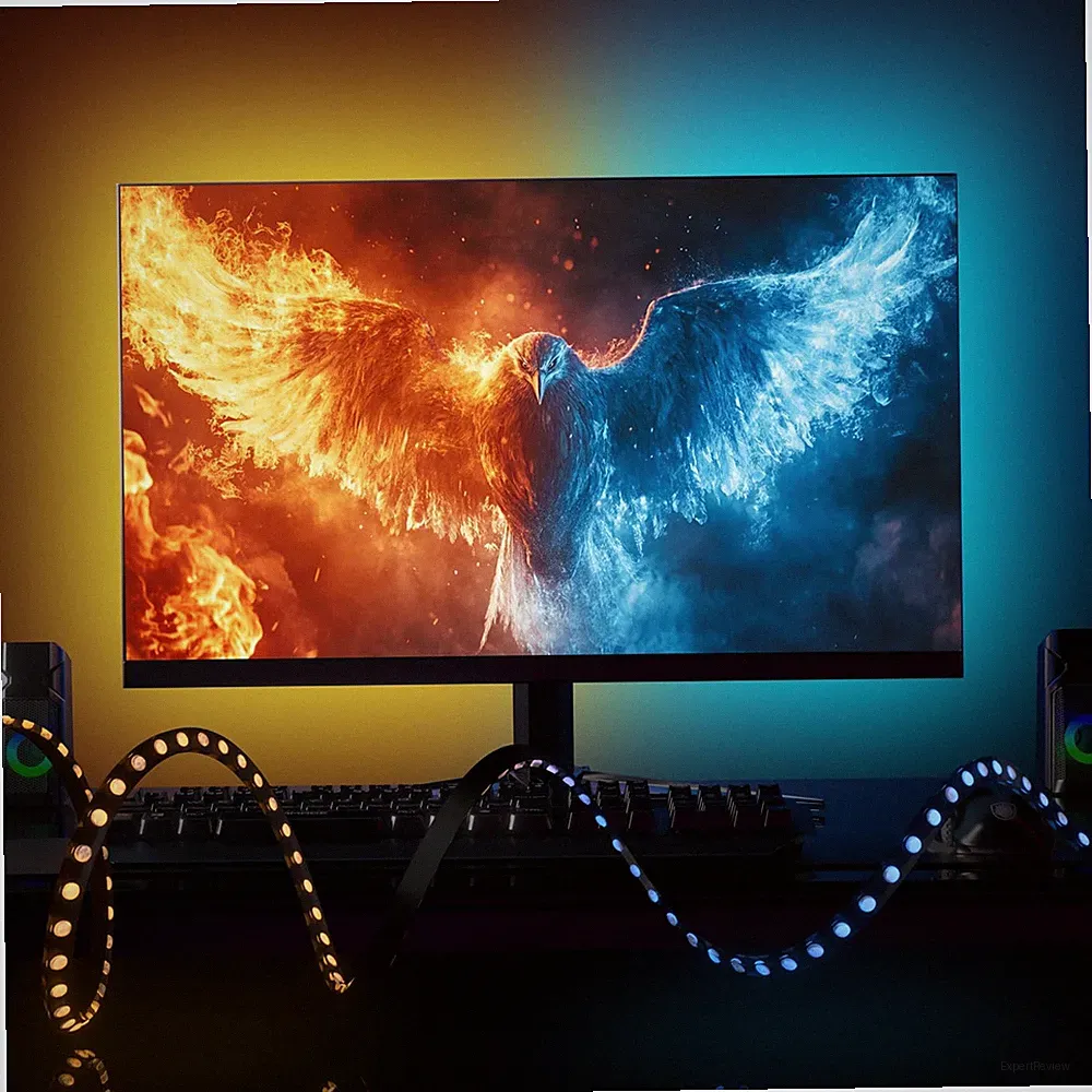 Monitor Backlight for Win PC Gaming, RGBIC LED, 1932 Inch
