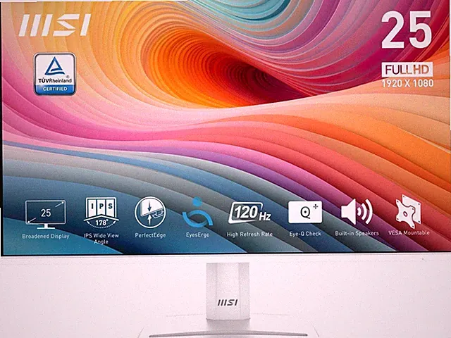 MSI 24" (24.5" viewable) Full HD 120Hz IPS with Adaptive Sync 1ms HDR Ready