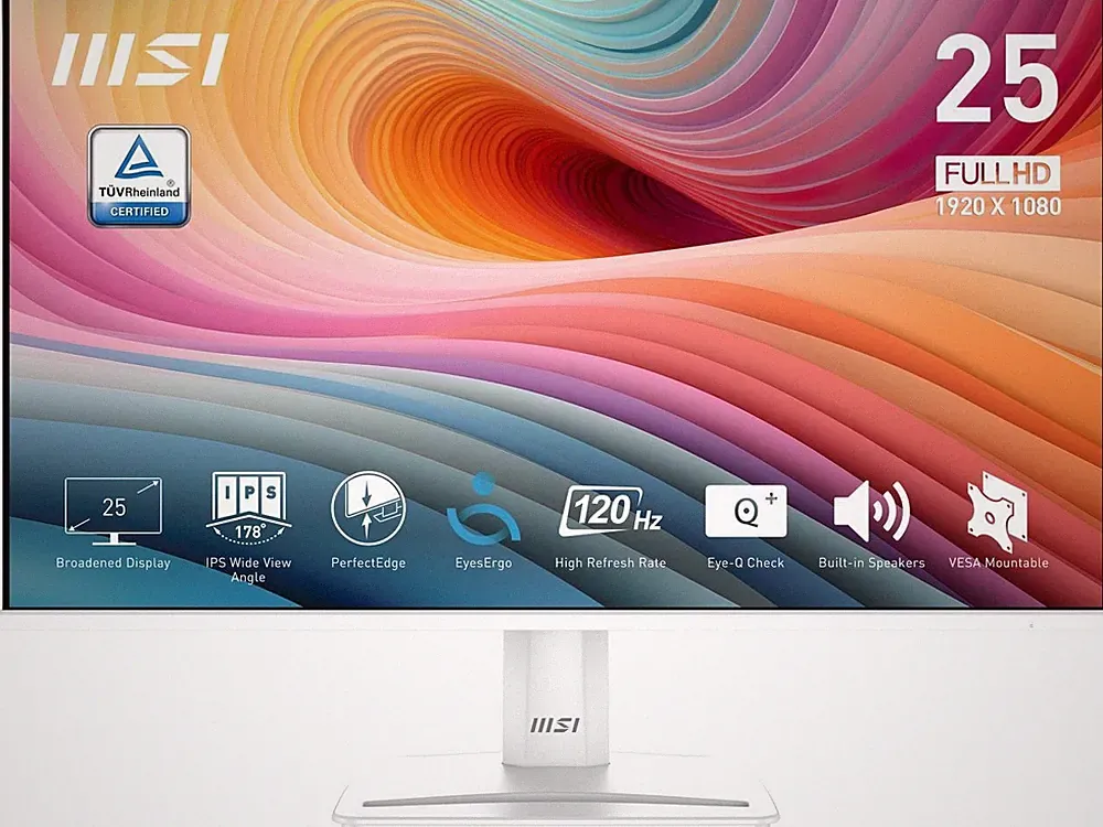 MSI 24" (24.5" viewable) Full HD 120Hz IPS with Adaptive Sync 1ms HDR Ready