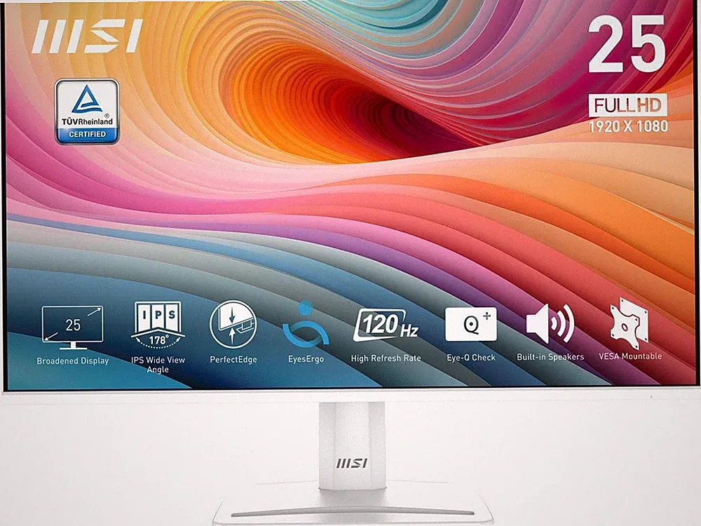 MSI 24 inch (24.5" viewable) Full HD 120Hz IPS with Adaptive Sync 1ms HDR Ready