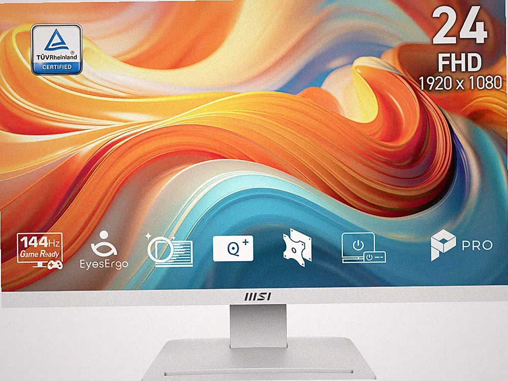 MSI 24 inch Full HD 144Hz AMD FreeSync 1ms White FHD Computer Monitor for both