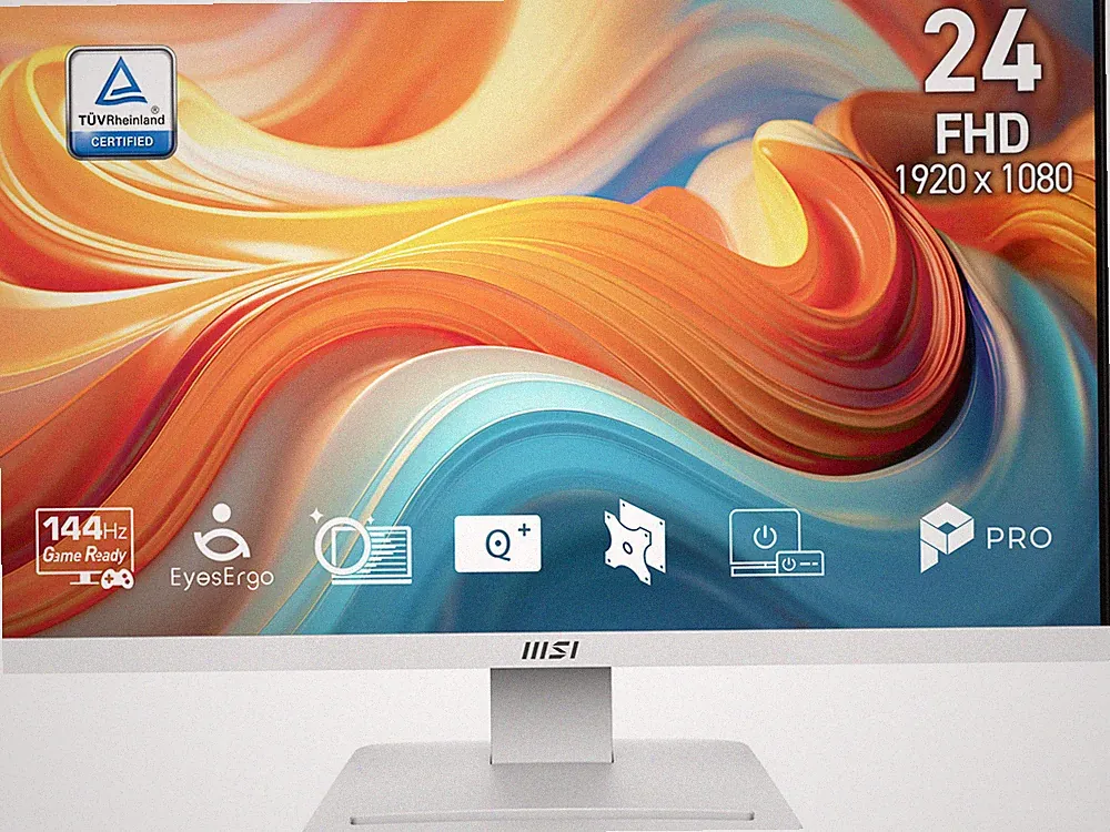 MSI 24 inch Full HD 144Hz AMD FreeSync 1ms White FHD Computer Monitor for both