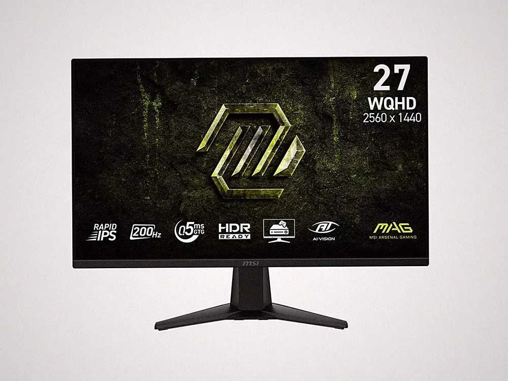 MSI 27" 200Hz Rapid IPS QHD Gaming Monitor FreeSync Premium MAG 275QF E20