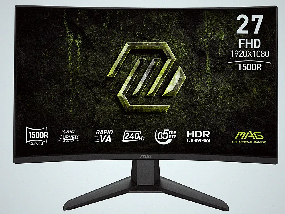 MSI 27" 240Hz Rapid VA FHD Gaming Monitor FreeSync Premium (AMD Adaptive Sync) A