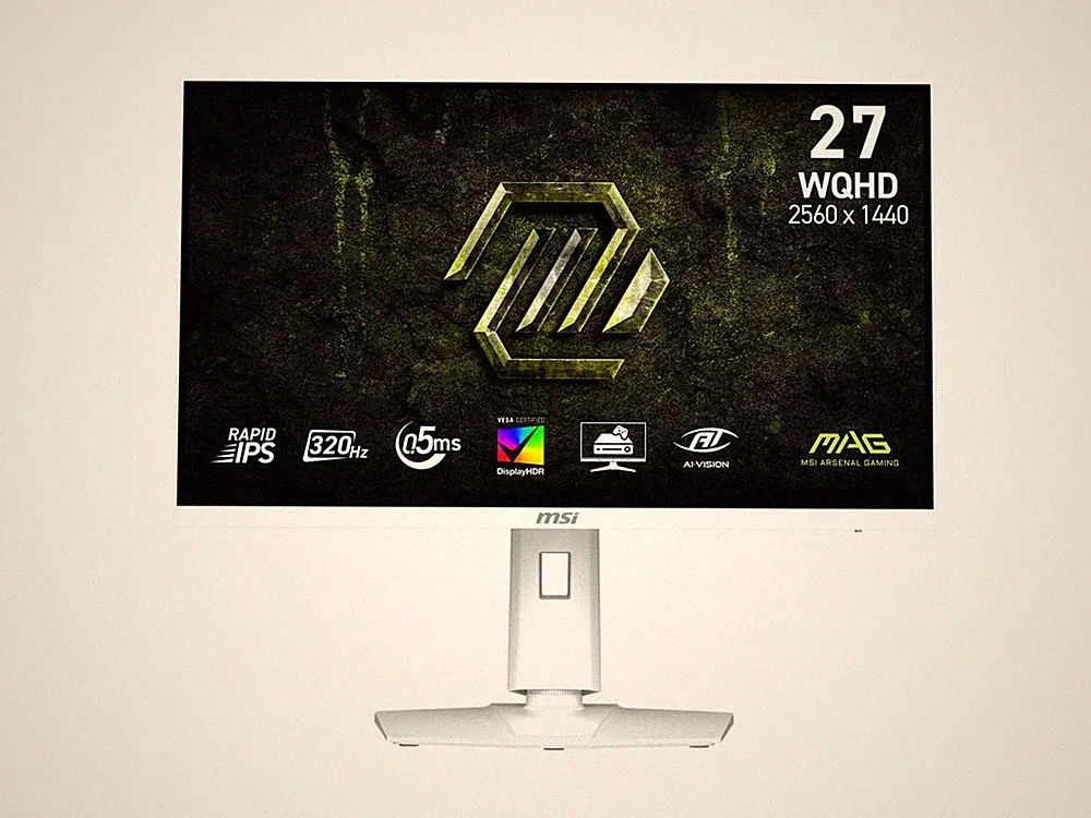 MSI 27" 320 Hz Rapid IPS 2560 x 1440 (QHD) Gaming Monitor FreeSync (AMD Adaptive