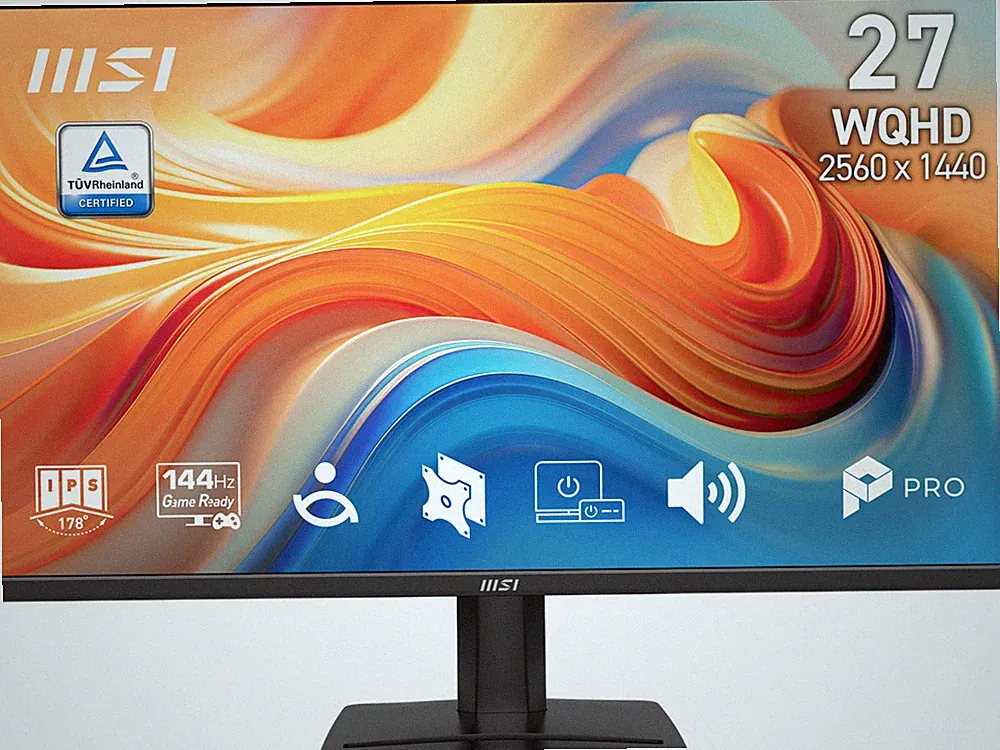 MSI 27 inch QHD 2K 1440P 144Hz IPS AMD FreeSync 1ms Built-in Speaker LCD Compute