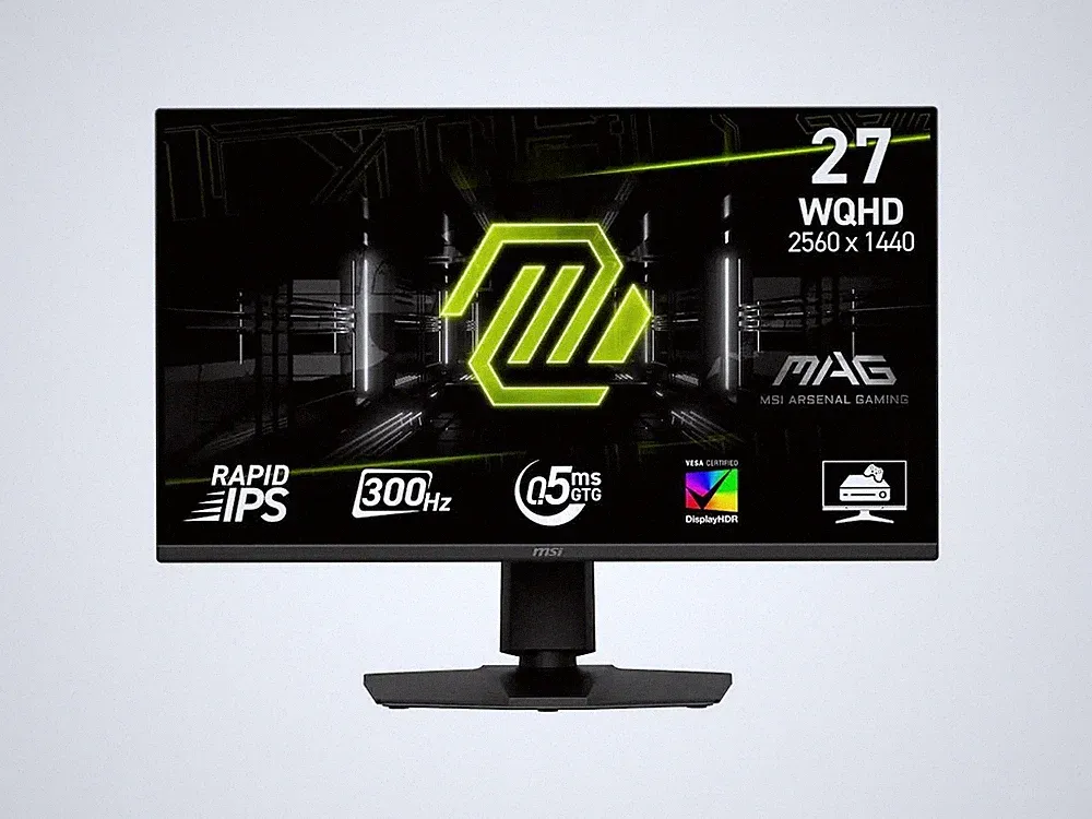 MSI 27 inch QHD 2K 1440P 300Hz Rapid IPS AMD FreeSync (Adaptive Sync) Monitor