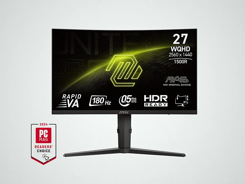 MSI 27 inch WQHD 2K 1440P 180HZ AMD FreeSync (AMD Adaptive Sync) 0.5ms HDR Ready
