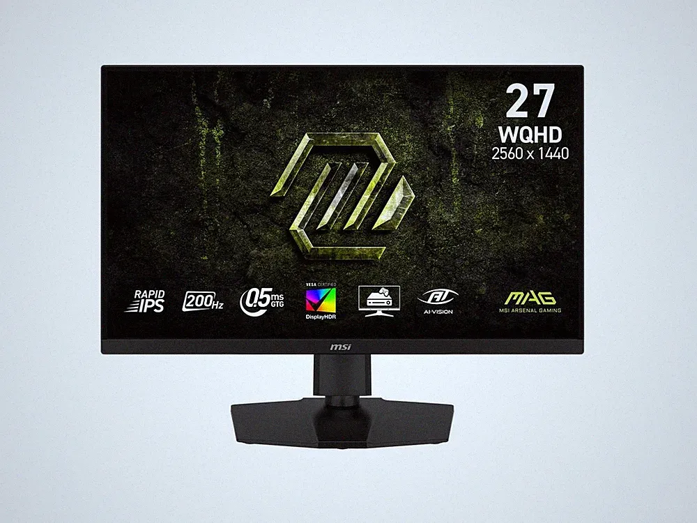 MSI 27 inch WQHD 2K 1440P 200Hz IPS with FreeSync Premium 0.5ms HDR400 USB-C Ai