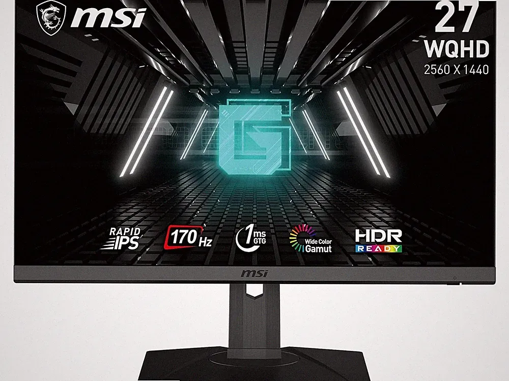 MSI 27" QHD 2K 1440P 170HZ Rapid IPS with AMD FreeSync Premium & Nvidia G-Sync