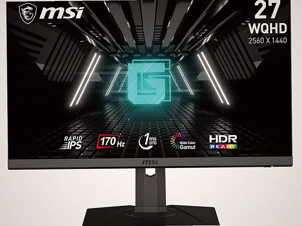 MSI 27" QHD 2K 1440P 170HZ Rapid IPS with AMD FreeSync Premium & Nvidia G-Sync