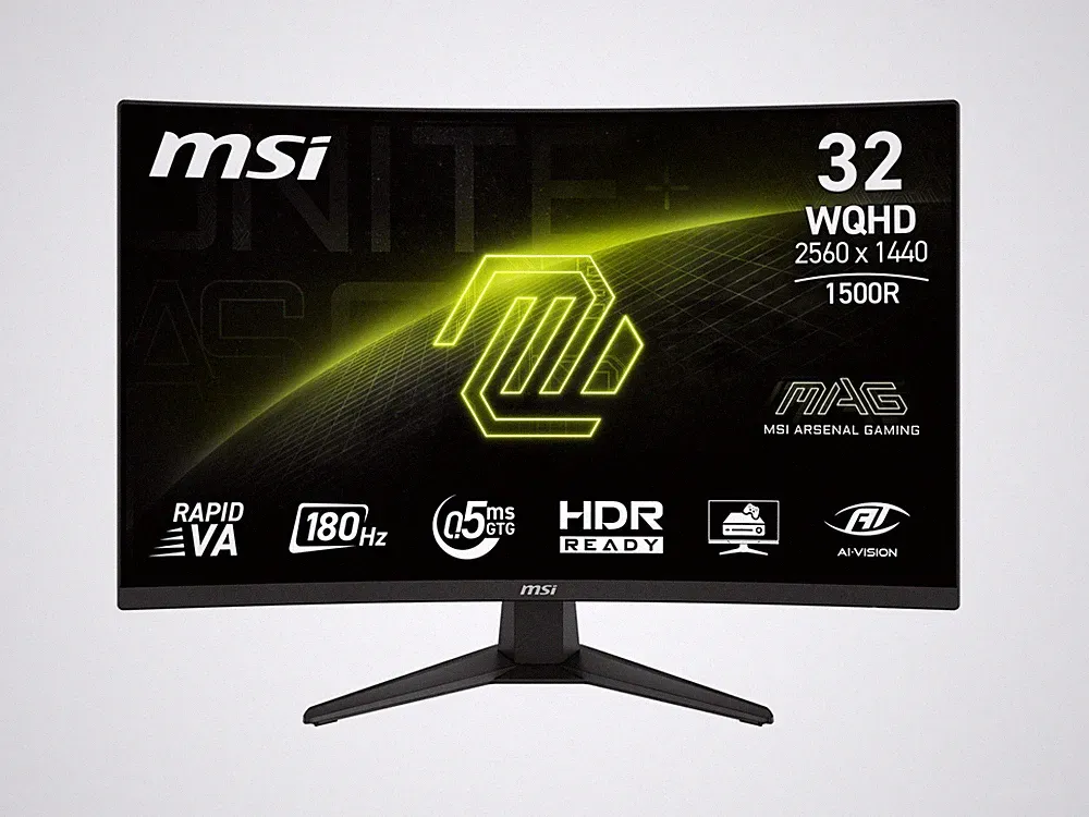 MSI 31.5" 180 Hz Rapid VA QHD(2560 x 1440) Gaming Monitor-180Hz, 0.50ms, Adaptiv