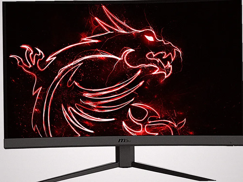 MSI 32 inch (31.5" Viewable) Full HD 165Hz with AMD FreeSync Premium 1ms Curved
