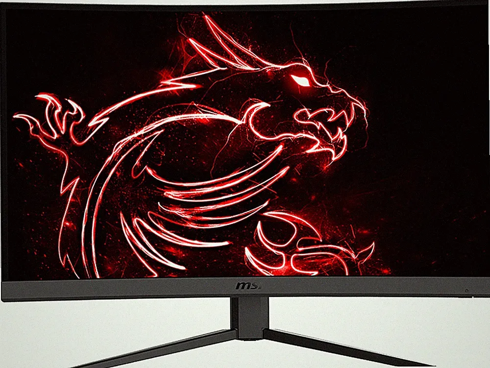 MSI 32 inch (31.5" Viewable) Full HD 165Hz with AMD FreeSync Premium 1ms Curved