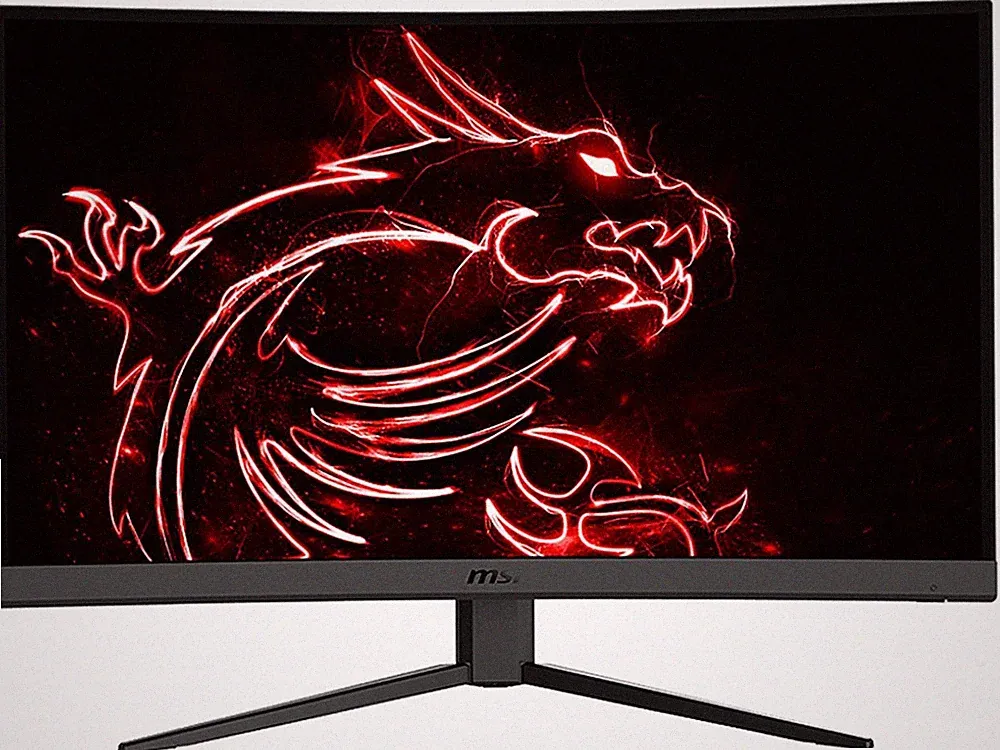 MSI 32 inch (31.5" Viewable) Full HD 165Hz with AMD FreeSync Premium 1ms Curved