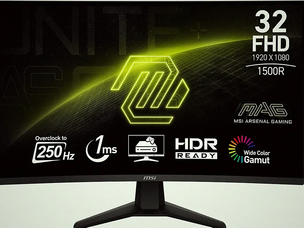 MSI 32 inch (31.5" viewable) Full HD 250Hz with Adaptive Sync 1ms HDR Ready Ai