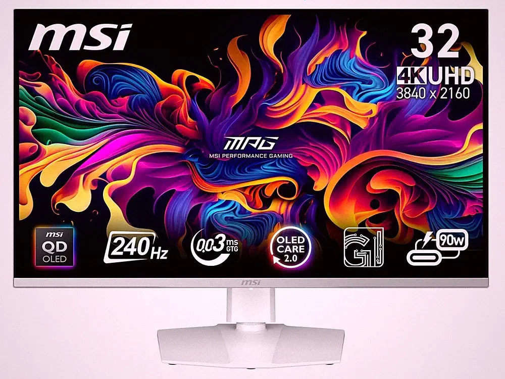 MSI 32 inch UHD 4K 240Hz AMD FreeSync Premium Pro & G-Sync Compatible 0.03ms