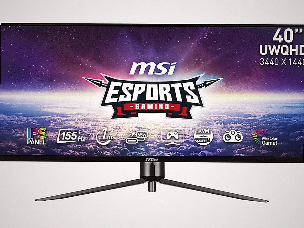 MSI 40" 155 Hz IPS UWQHD IPS Gaming Monitor FreeSync Premium (AMD Adaptive Sync)