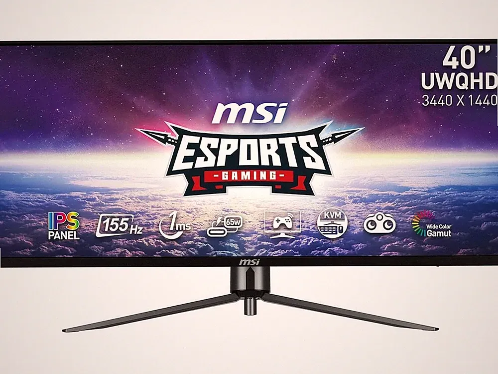 MSI 40 UWQHD IPS FreeSync Premium gaming monitor
