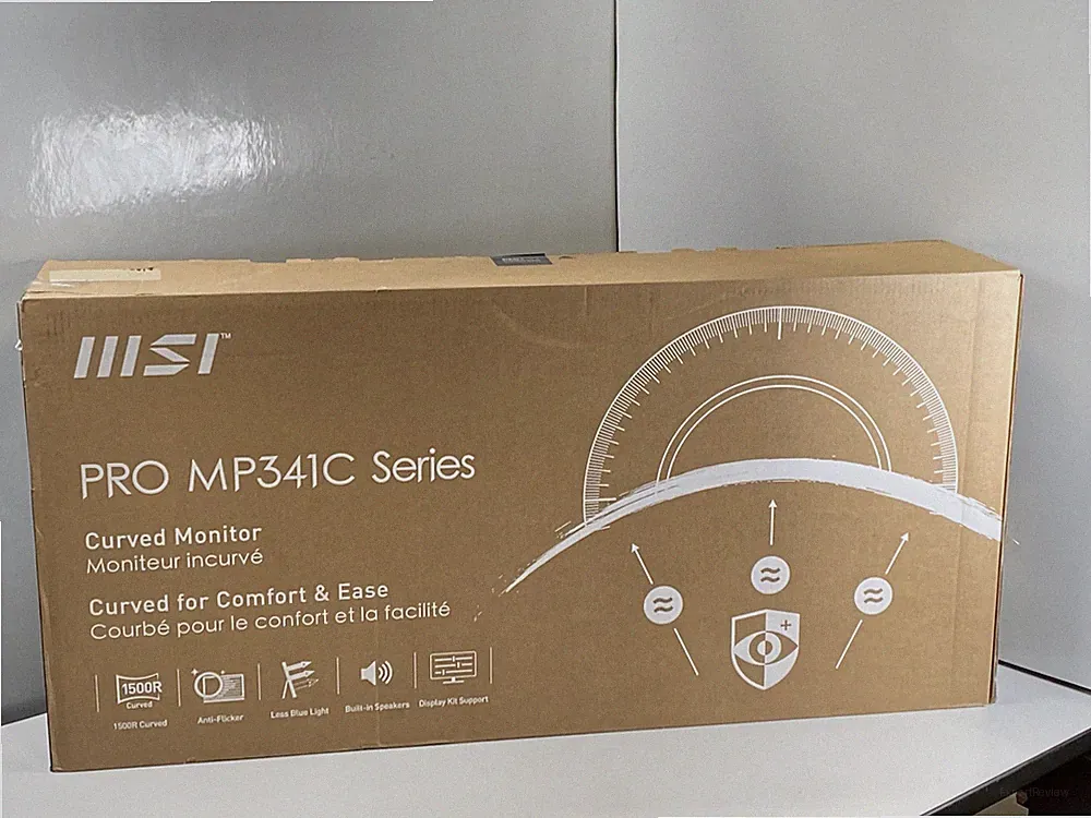 MSI Curved Monitor Pro MP341C 34" UWQHD 100Hz - Black