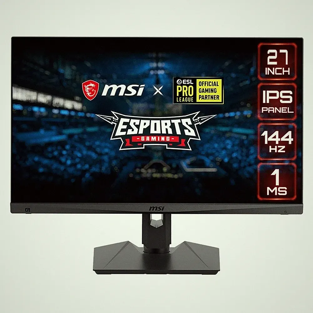 MSI Full HD Gaming Monitor RGB Non-Glare Super Narrow Bezel 1ms 1920x1080 144Hz