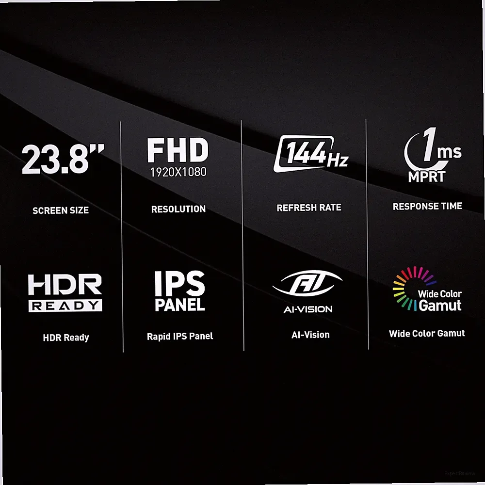MSI G242L E14 24-INCH 1920 X 1080 FHD GAMING MONITOR 144HZ ADAPTIVE-SYNCH