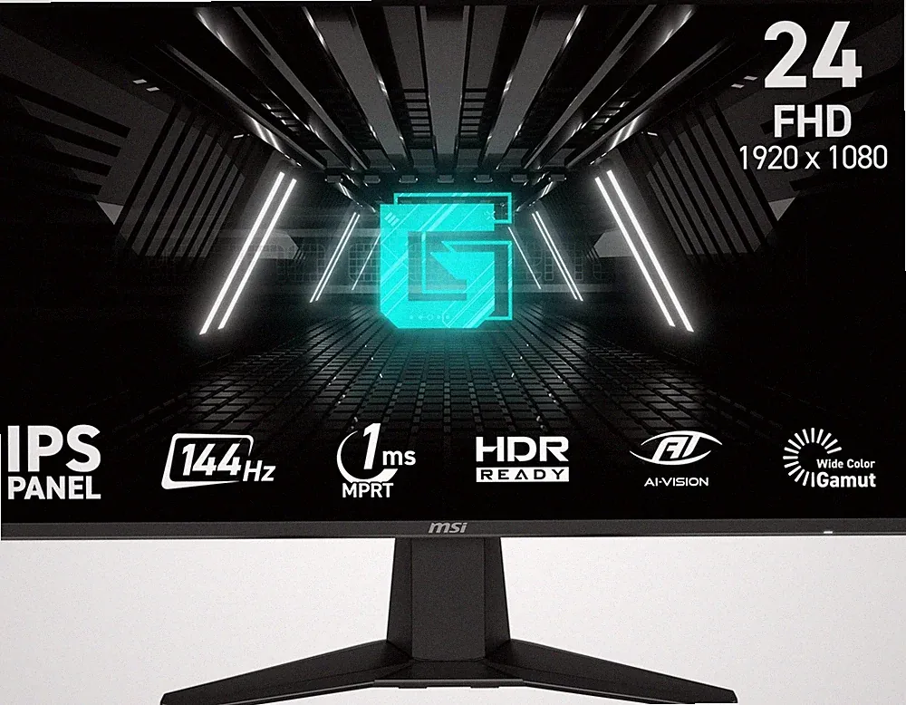 MSI G242L E14 24-inch 1920x1080 144Hz Gaming Monitor Black