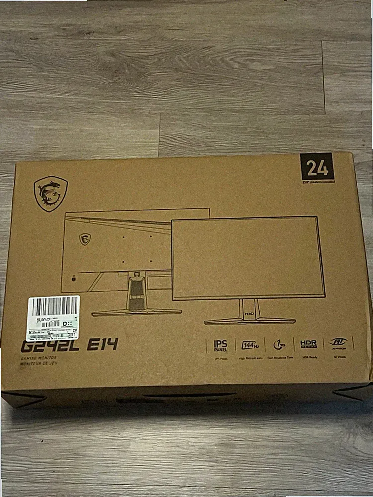 MSI G242L E14 24" IPS FHD 144Hz 1ms HDR Ready HDMI Gaming Monitor