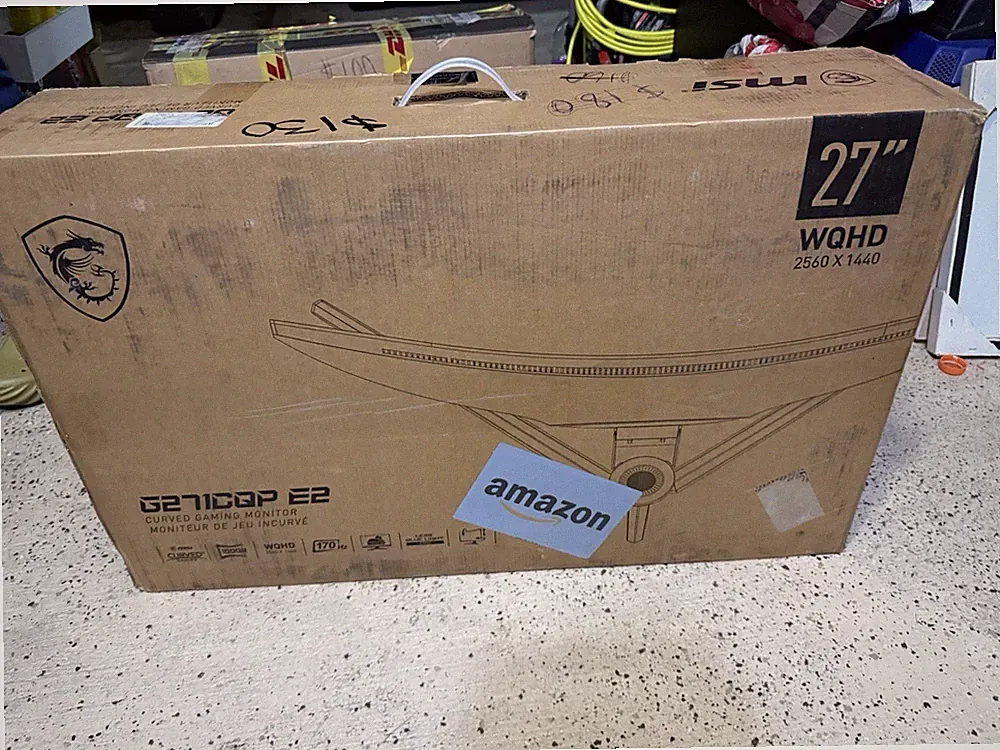 MSI G271CQP E2 27" Curved Gaming Monitor 170Hz 1ms WQHD 2560x1440 HDMI
