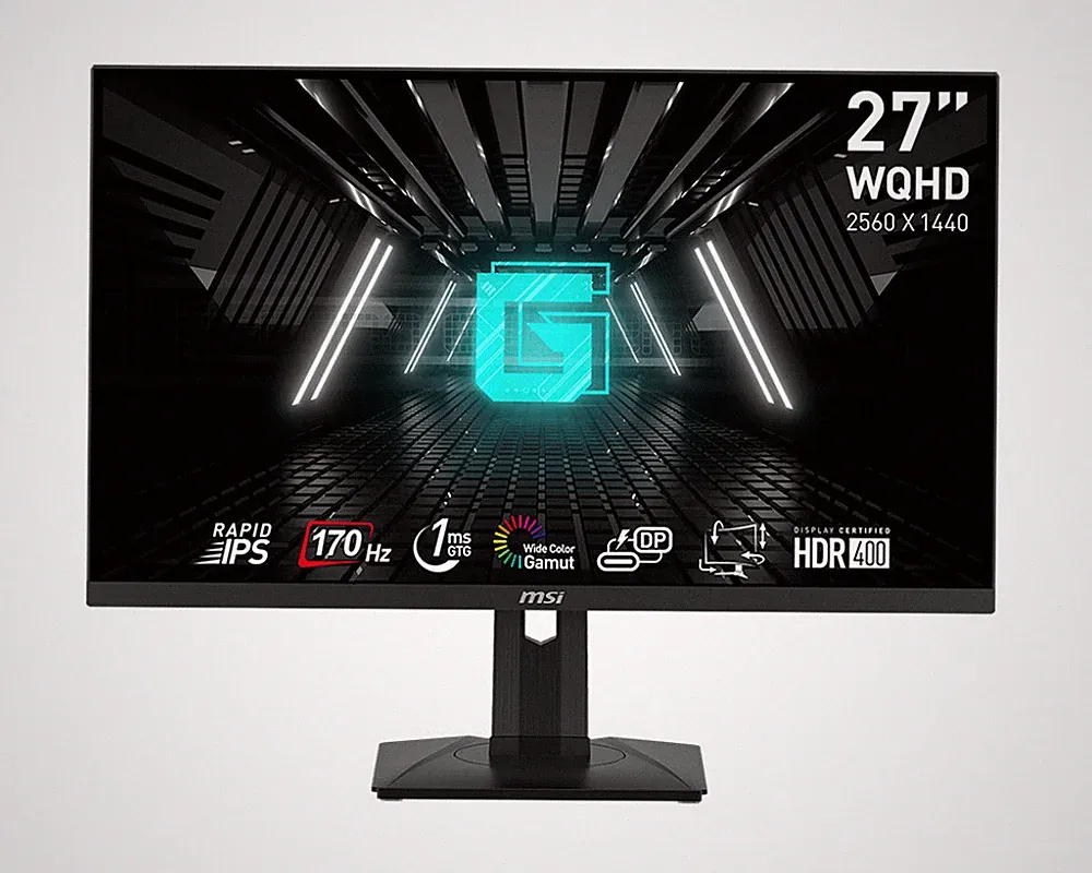 MSI G274QPF 27" Gaming Monitor 2560x1440 2K 170Hz USB-C Certified Refurbished