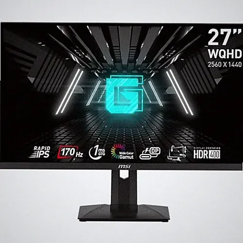 MSI G274QPF 27" IPS Monitor 2K WQHD 170Hz G-Sync Compatible - Black