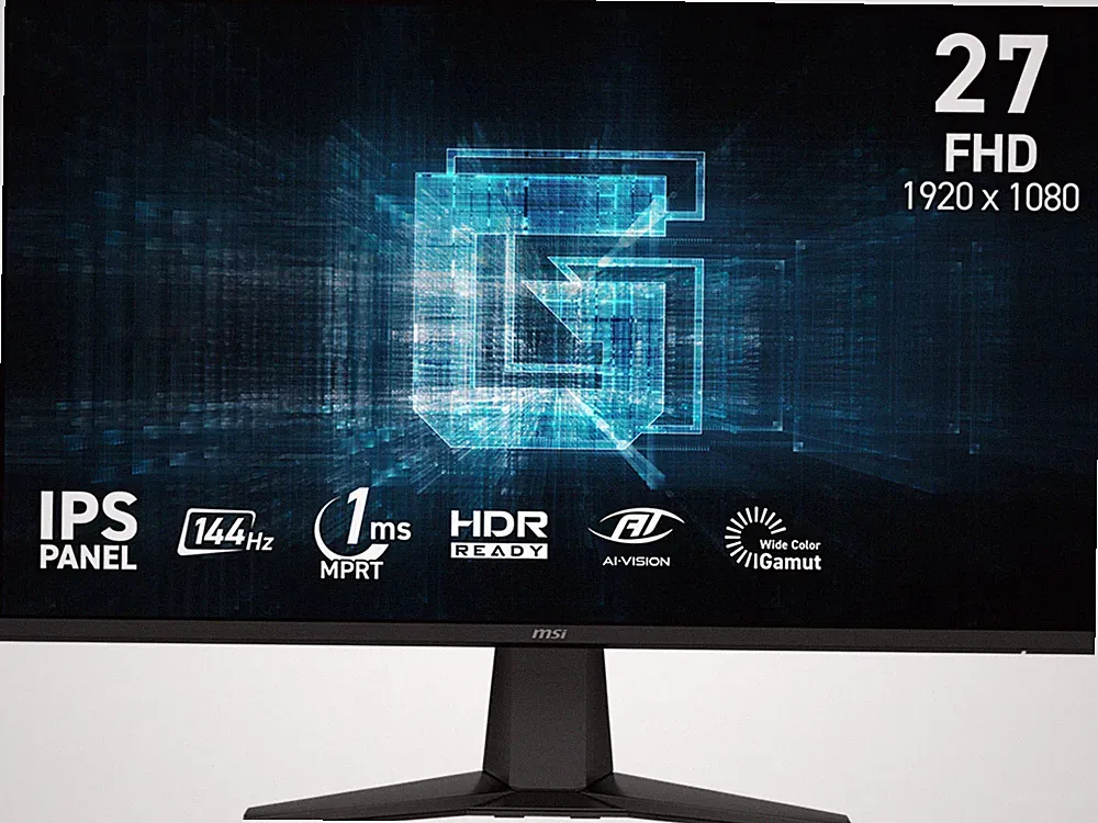 MSI G275L E14 27" FHD Gaming Monitor 1920x1080 144Hz 1ms FreeSync IPS HDR Ready