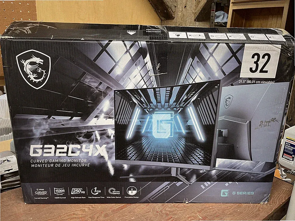 MSI G32C4X 32" 1920 x 1080 FHD 250Hz Curved Gaming Monitor