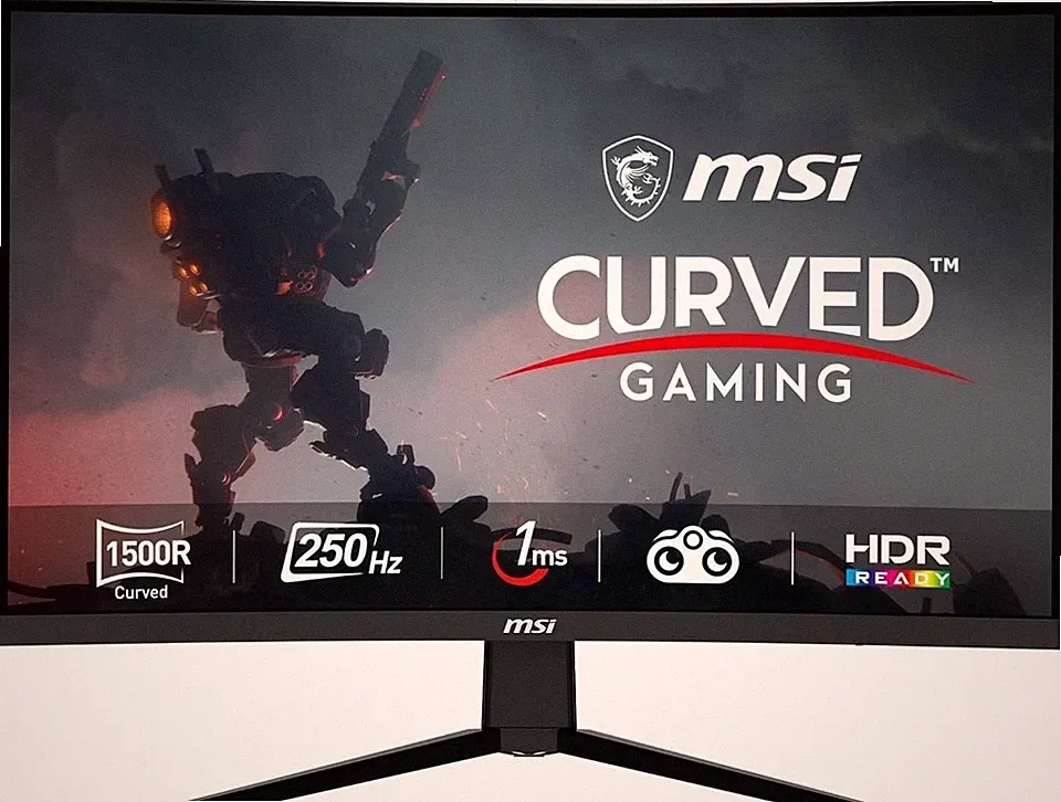 MSI G32C4X 32" 1920 x 1080 FHD 250Hz Curved Gaming Monitor Cerified Refurbished